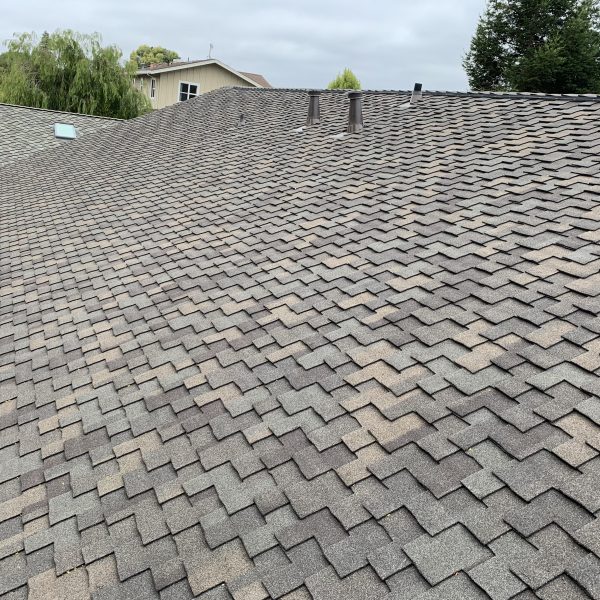 Our roofing company completed this asphalt shingle roof in Capitola Ca