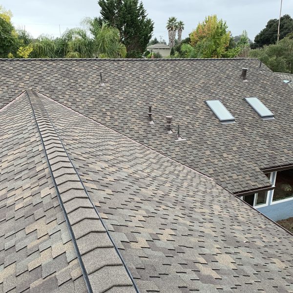 Reroofing job completed by our roofing contractor, Redwood Roofing and Repair, in Capitola Ca