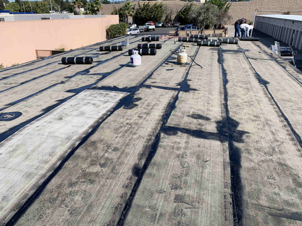 Commercial roof repair completed by a local roofing contractor in Capitola, CA - Redwood Roofing and Repair