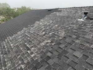 Examples of three composite shingle roofs installed by various roofing contractors and how they wear over time in Santa Cruz County California